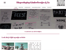 Tablet Screenshot of hieperdepiep-feest.nl